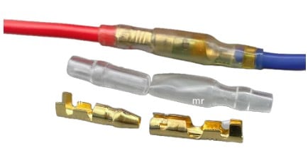 TERMINAL KIT 4mm PACK100 SETS ELECTRICAL WIRE CONNECTORS
