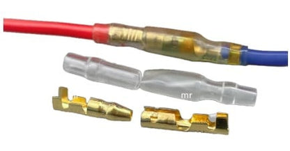 TERMINAL KIT 4mm PACK100 SETS ELECTRICAL WIRE CONNECTORS