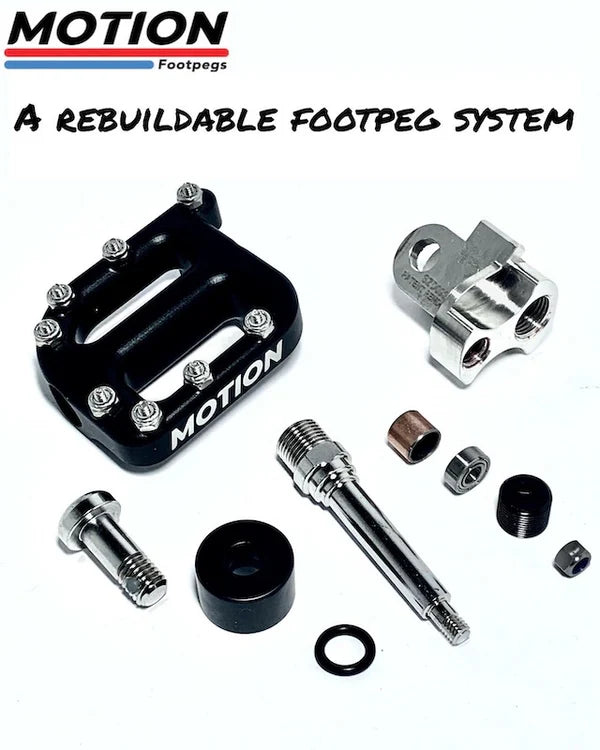MOTION FACTORY FLEX-MOUNT FOOTPEGS - TRAIL ADVENTURE KTM HUKSQVARNA GASGAS BETA SHERCO YAMAHA BMW KOVE GPX