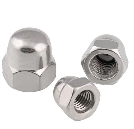 M8 DOME CAP NUT STAINLESS STEEL 304 PACK-5