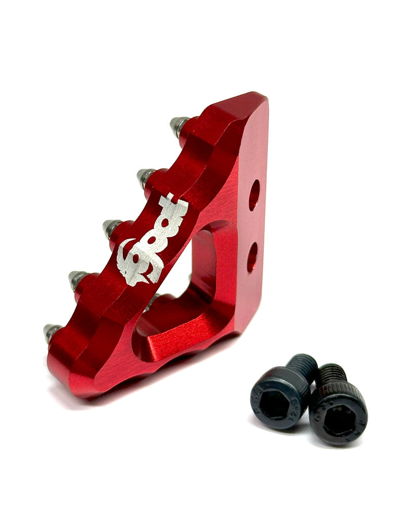 APICO Gas Gas Pro Rear Brake Pedal Lever & Plunger – Red, 2009-2018 TXT Pro Models