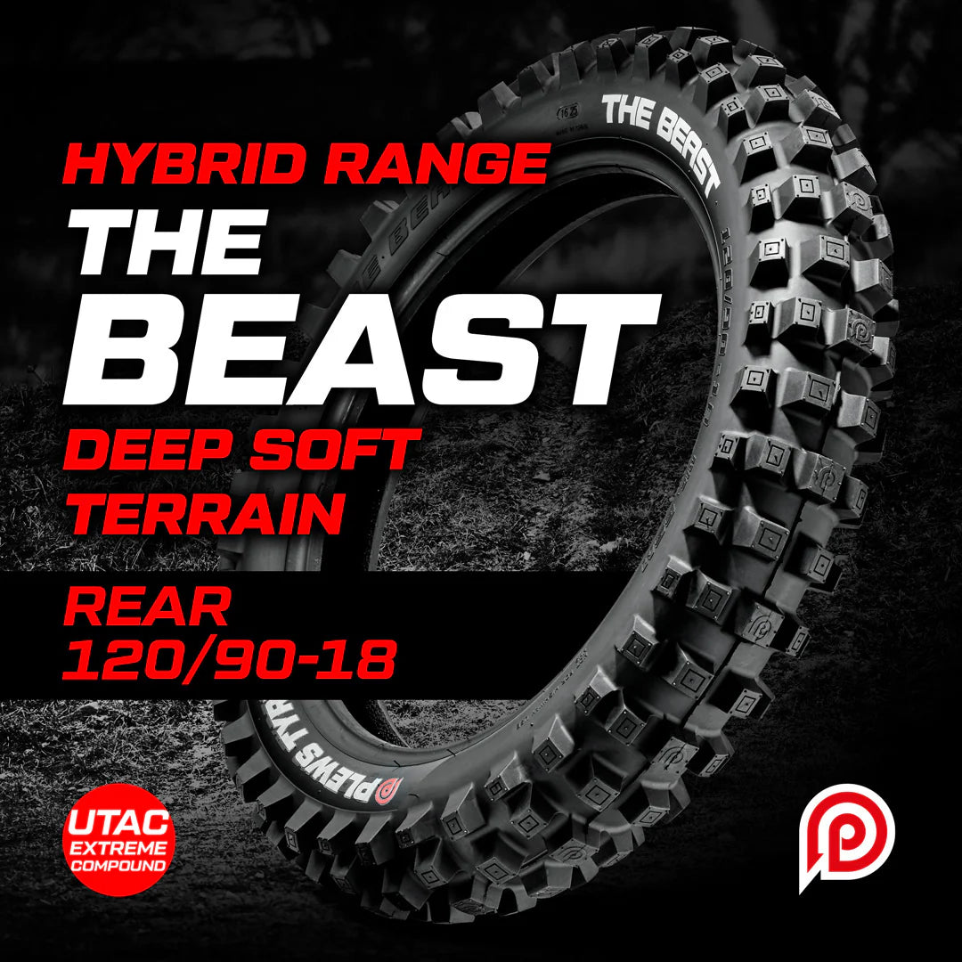 NEW PLEWS The Beast- Extreme trail 18mm Soft Compound - 18 REAR