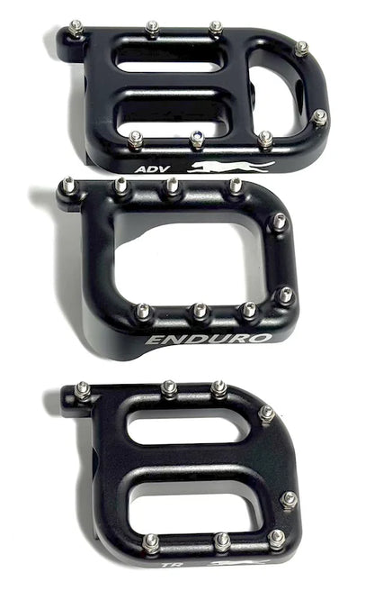 MOTION FACTORY FLEX-MOUNT FOOTPEGS - TRAIL ADVENTURE KTM HUKSQVARNA GASGAS BETA SHERCO YAMAHA BMW KOVE GPX