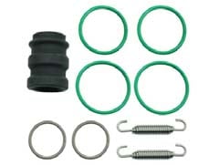 EXHAUST PIPE SEAL CONNECTOR KIT, SPRINGS, O-RINGS, RUBBER PIPE KTM GASGAS HUSQ 125 150