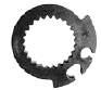 LOCK ON GRIP CAM KAWASAKI KXF 250 450 MX-08752K, TO SUIT FIR GRIPS