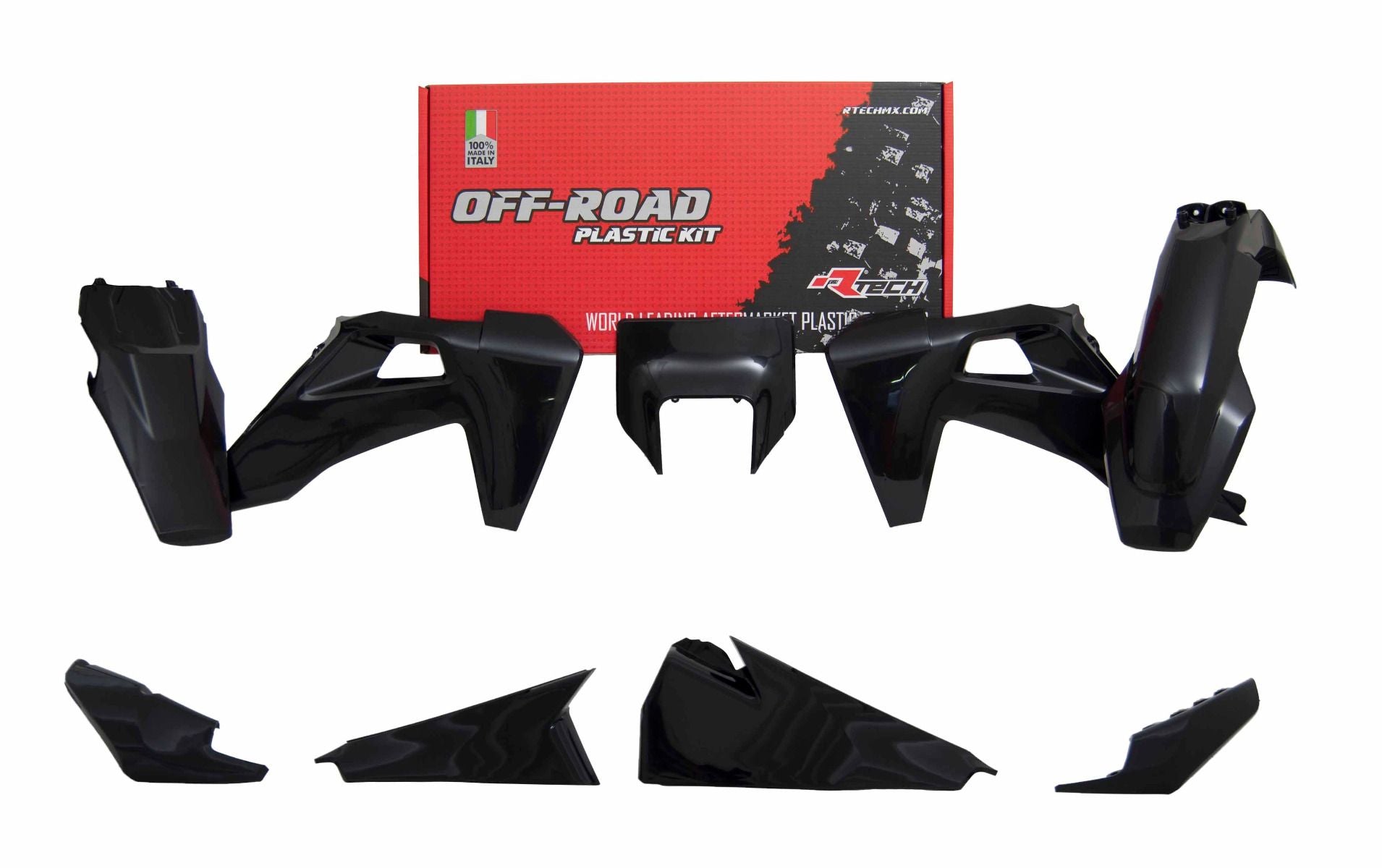 PLASTIC KIT/6 2020-23 TE/FE WHITE, RTECH R-KITHSQ-BN0-520