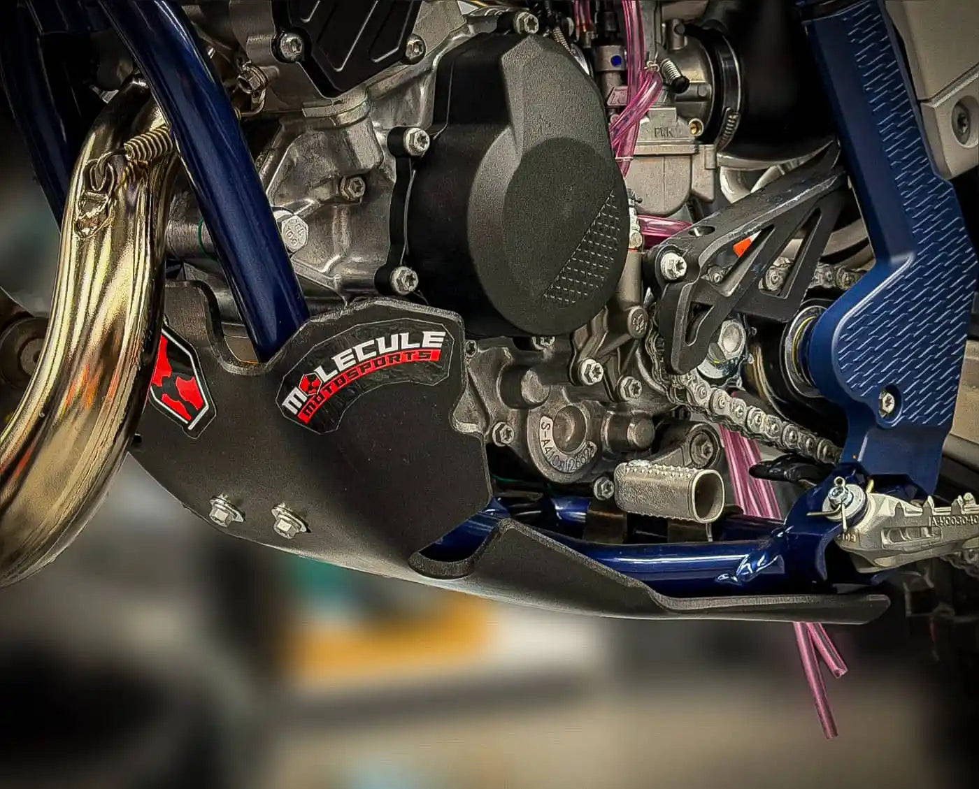 MOLECULE Skid Plate for 2025–2026 KTM SX85 | Husqvarna TC85 | GasGas MC85