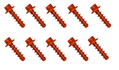 10Pcs CNC Aluminum Self Tapping Screw Bolts Kit KTM HSQ GAGAS