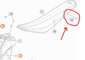 KTM OEM SEAT SCREW 2019-2023 79107040010