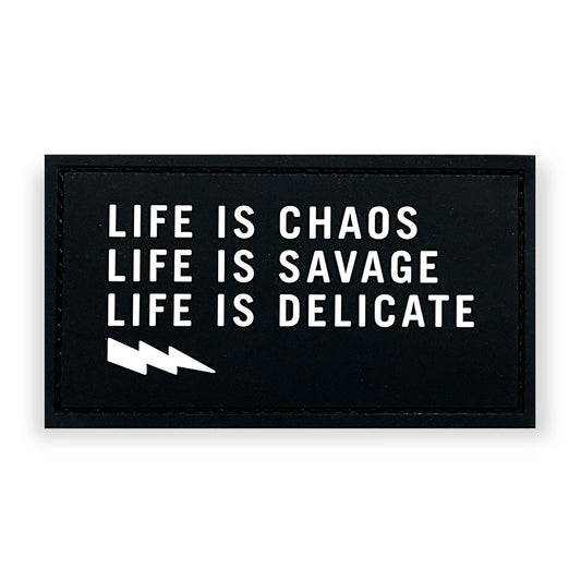 Life is Chaos Rubber Patch - USWE 101247