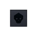 Mini Skull Rubber Patch - USWE 101254