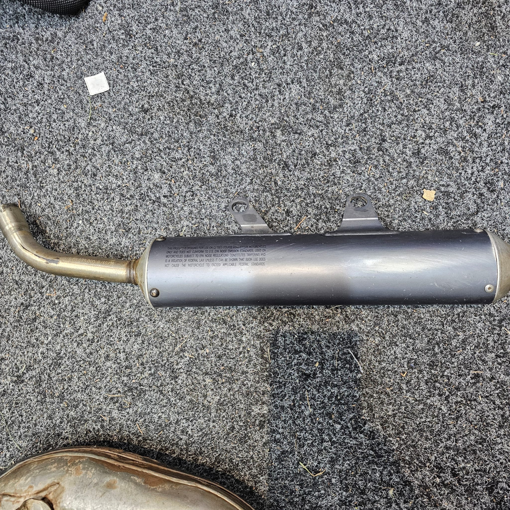 PREOWNED HUSQVARNA EXHAUST SILENCER TE250/300 2020-2023 (TC 250/300 2019-2022)