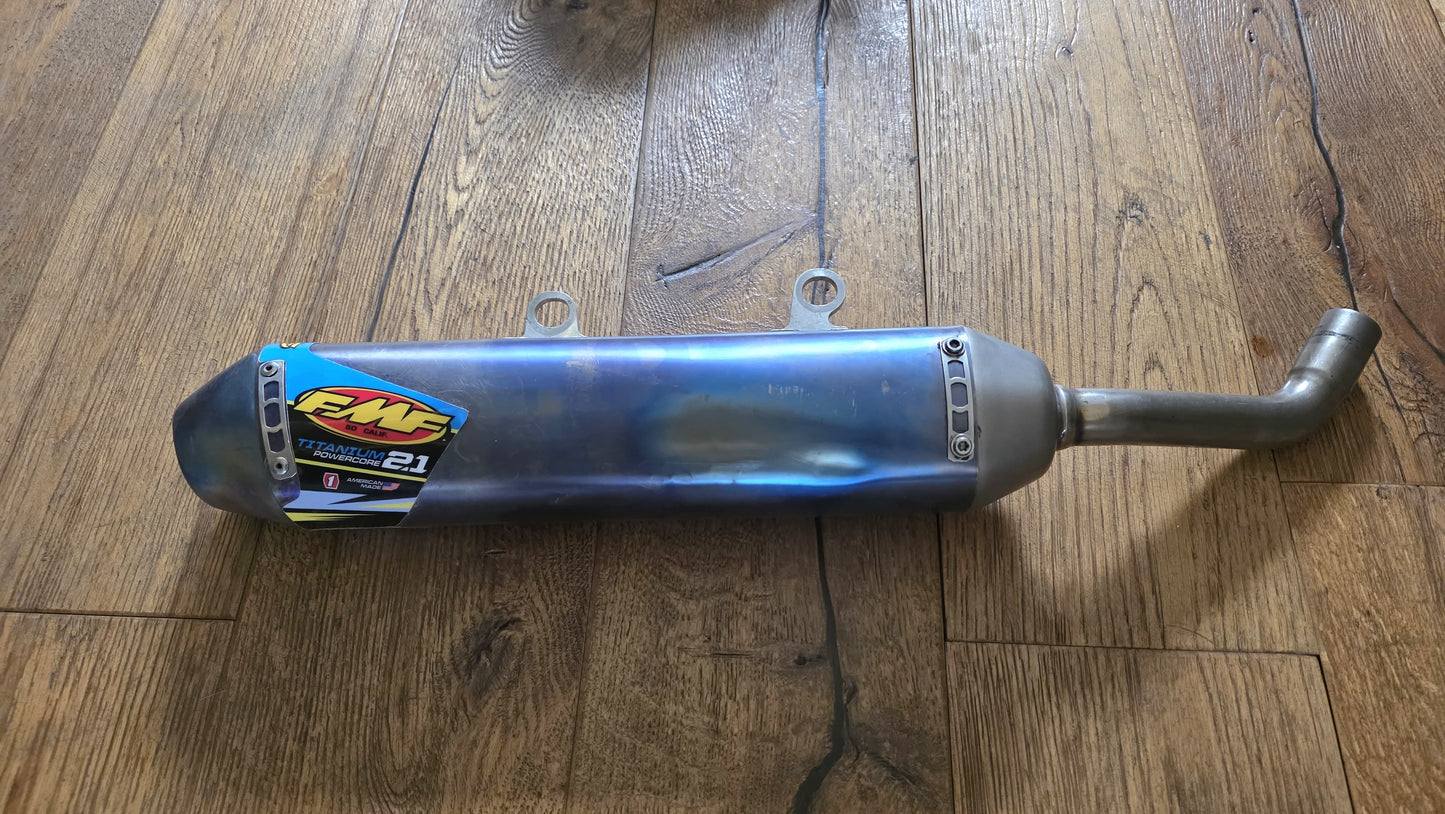 Preowned FMF Titanium 2.1 silencer - KTM HSQ GAGSAS
