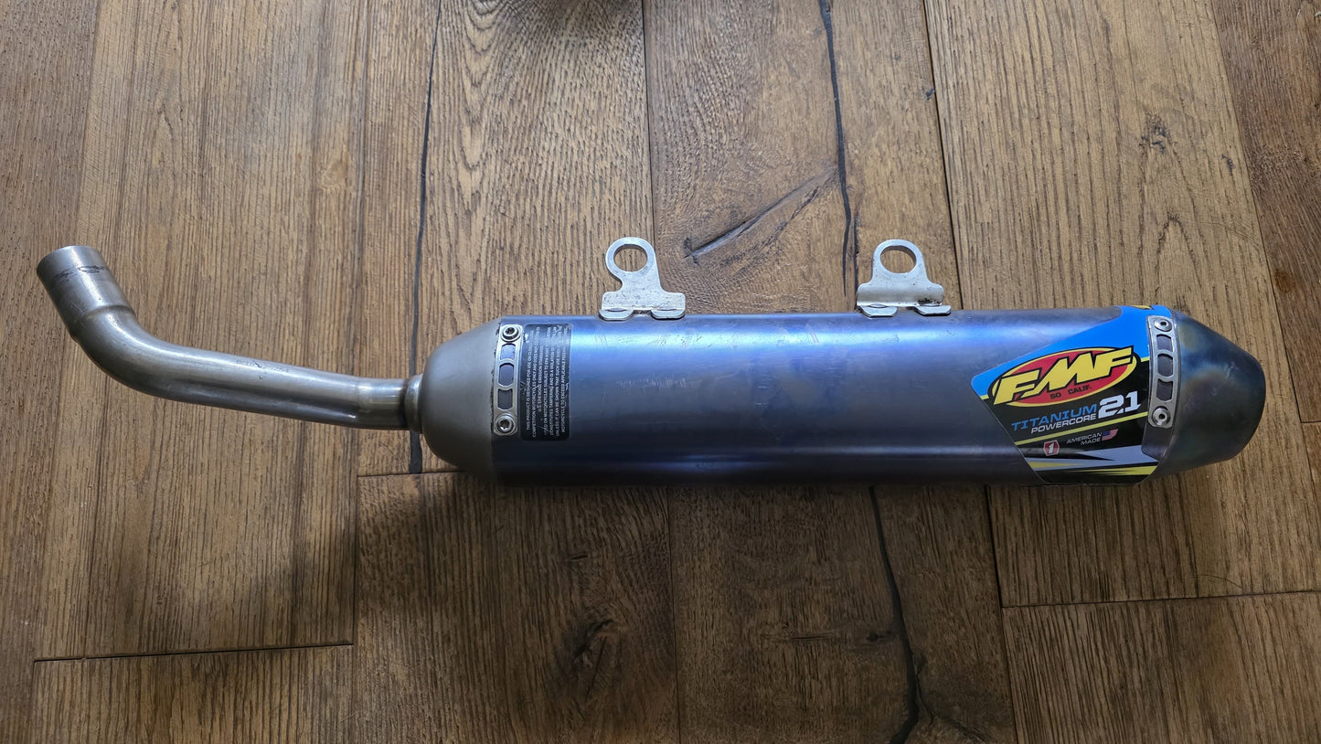 Preowned FMF Titanium 2.1 silencer - KTM HSQ GAGSAS
