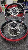 SM-PRO PLATINUM WHEEL SET 21/18 KTM HSQ GG SMPRO