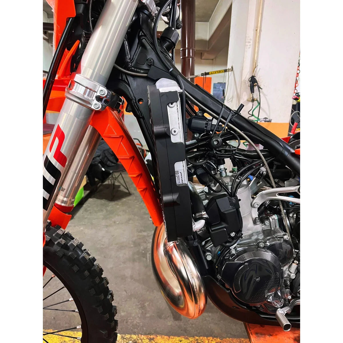 BRN RADIATOR GUARD / BRACE - KTM HSQ GASGAS