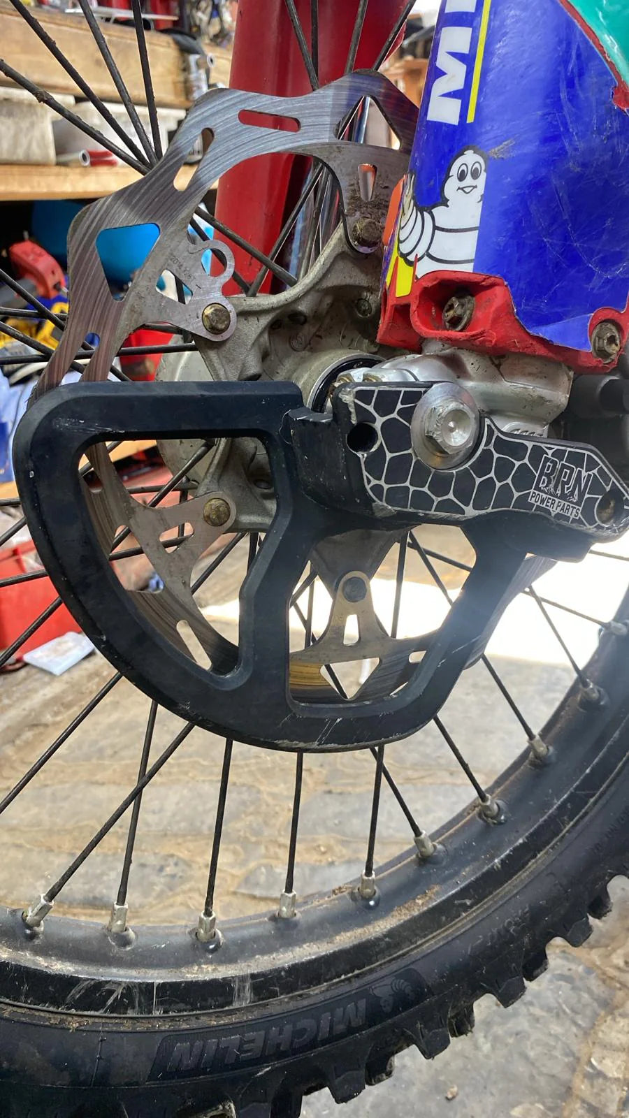 BRN FRONT DISC GUARD - KTM HSQ GASGAS