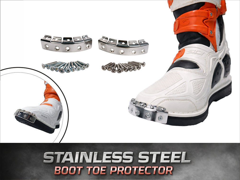 Motoes Stainless Steel Boot Toe Protector