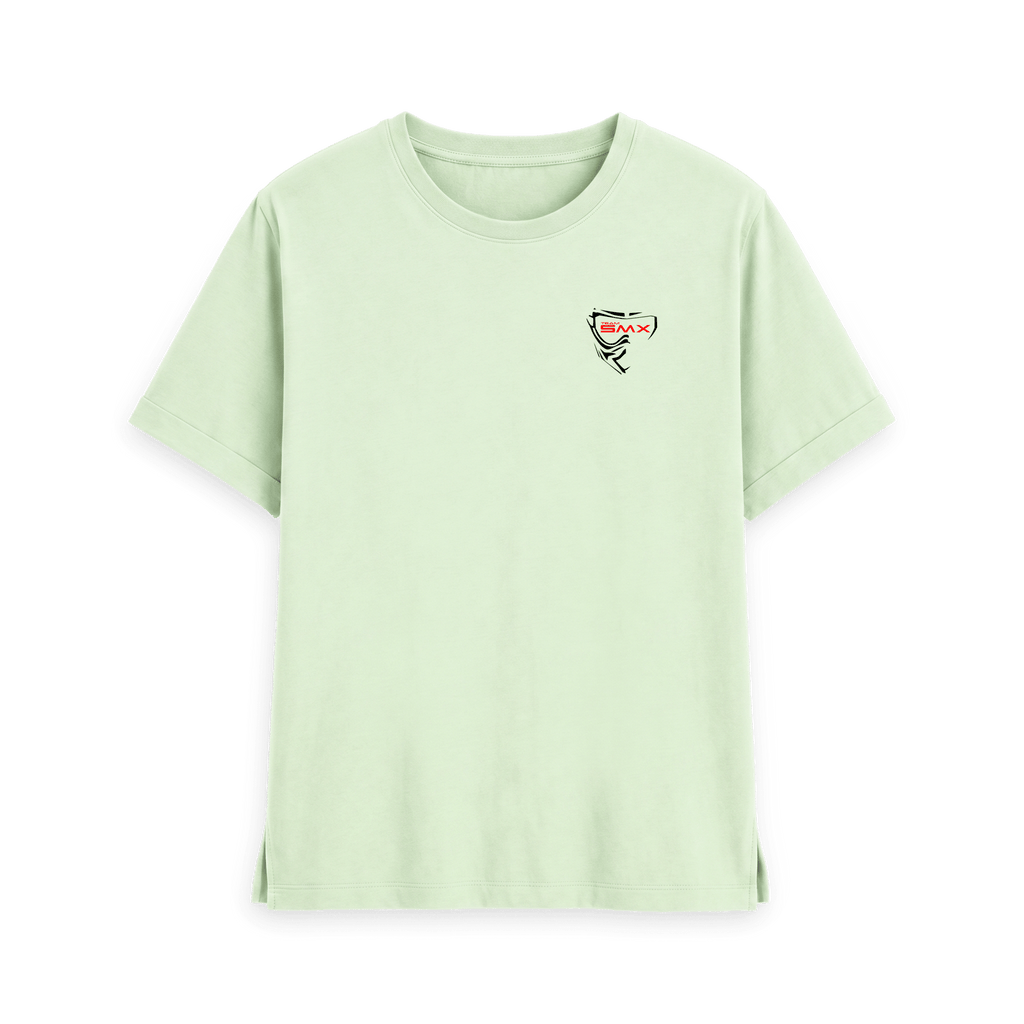 Pastel Green Printed T-shirt Front