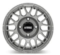 15x10 ASSAULT INDUSTRIES HELLFIRE BEADLOCK WHEELS, MATTE TITANIUM 4/136 4/137 (4x136 4x137) WHL-136-4-15-7-ILMT