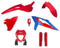 PLASTIC KIT/6 2023-24 BETA RR, RED/BLUE, RTECH R-KITBET-RSB-623