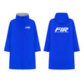 CHANGING DRY ROBE - FIR TEXT - BLUE - ADULT ONE SIZE