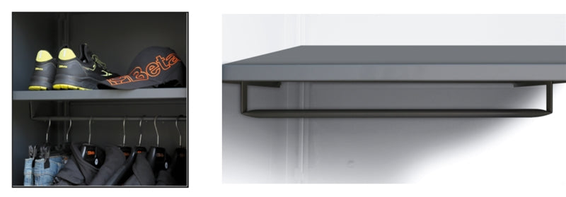 Interior Shelf with Clothes Rail for Tool Cabinet C45PRO AS1 - BetaC45PRO C45PRO A1/RB600