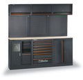 Workbenches for Workshop Equipment Combination with Wood Worktop, Drawers, Tool Panels, and Cabinets - BetaC45PRO C45PRO AW