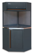 Self-Supporting Corner Unit with Cabinet, Tool Panels, and Worktop for Workshop - BetaC45PRO C45PRO CORNER/X