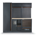Workshop Equipment Combination with Wood Worktop, Drawers, Tool Panels, and Cabinets - BetaC45PRO C45PRO CW