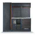 Workshop Equipment Combination with Stainless Steel Worktop, Drawers, Tool Panels, and Cabinets - BetaC45PRO C45PRO CX