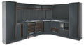Workshop Equipment Combination with Stainless Steel Worktops, Drawers, Tool Panels, and Cabinets - BetaC45PRO C45PRO FX