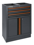 Fixed Module with 3 Drawers and 2 Doors for Workshop - BetaC45PRO C45PRO M3A