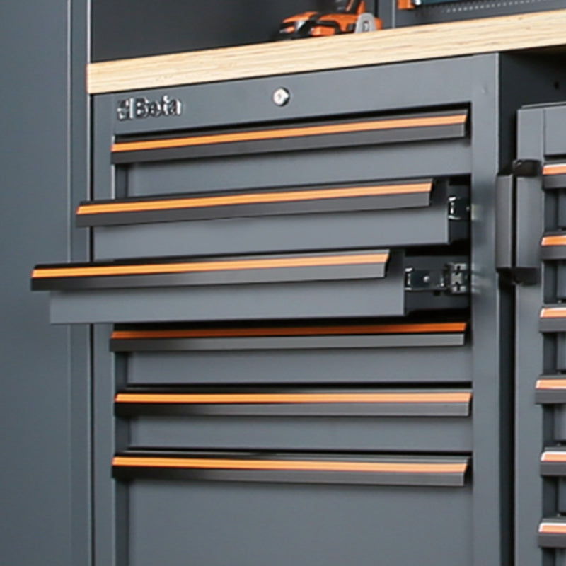 Fixed Module with 7 Drawers for Workshop - BetaC45PRO C45PRO M7