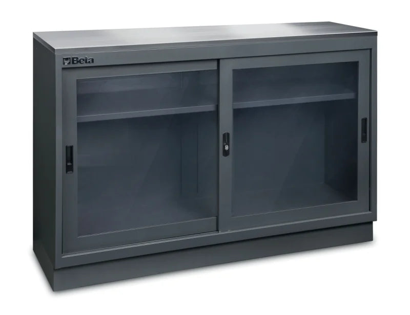 Fixed Module with Clear Polycarbonate Doors and Adjustable Shelf for Workshop - BetaC45PRO C45PRO MAT