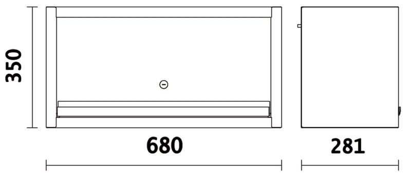 Wall-Mounted Cabinet with Gas Springs and Lock for Workshop - BetaC45PRO C45PRO PM