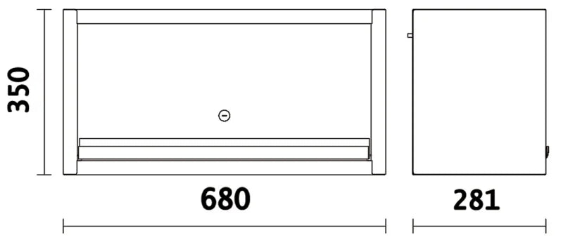 Wall-Mounted Cabinet with Gas Springs and Lock for Workshop - BetaC45PRO C45PRO PM