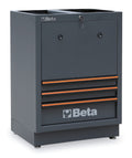 Fixed Reel Module with 3 Drawers for Workshop, Empty - BetaC45PRO C45PRO TC