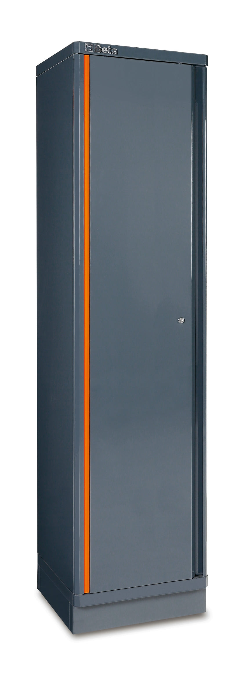 Single-Door Tool Cabinet, 1770x420x420mm, Adjustable Shelves, Lockable, with Clothes Rail - BetaRSC55 C55A1