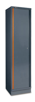 Single-Door Tool Cabinet, 1770x420x420mm, Adjustable Shelves, Lockable, with Clothes Rail - BetaRSC55 C55A1