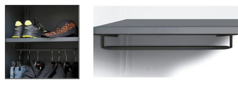 Interior Shelf with Clothes Rail for Tool Cabinet, 497x403mm - BetaRSC55 C55 A1/RB42