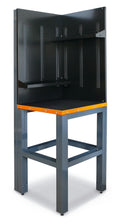 Self-Supporting Complete Corner Worktop, 700x700mm, with Tool Wall Systems and Fixing Shelves - BetaRSC55 C55AC-G