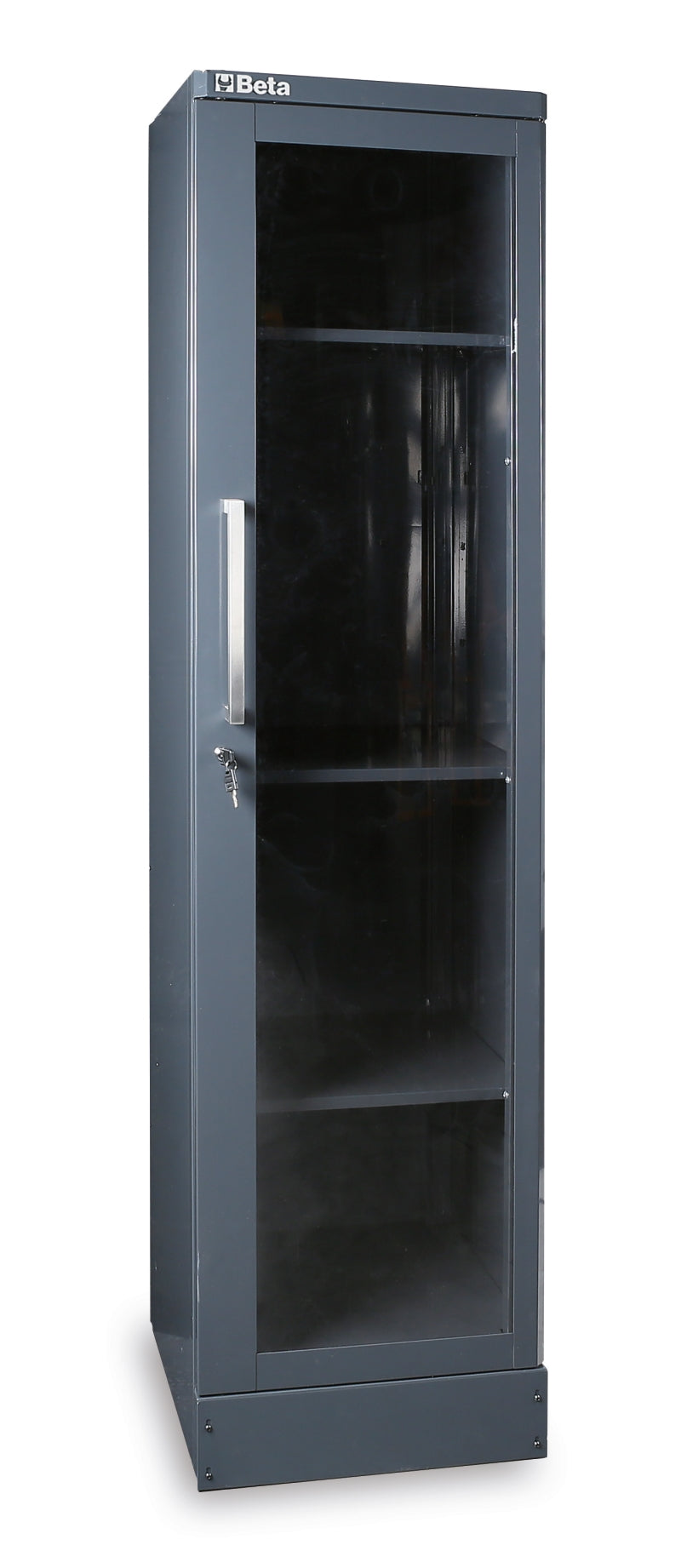 Tool Cabinet with Clear Polycarbonate Door, 1798x497x403mm, Adjustable Shelves, Lockable - BetaRSC55 C55AT1
