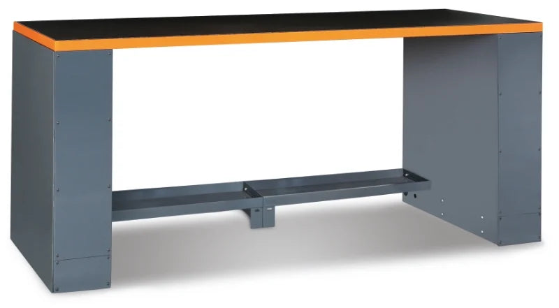 2m Workbench with Shockproof PVC Worktop, Adjustable Feet, 2050x700mm - BetaRSC55 C55BG/2