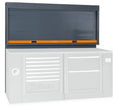 Tool Wall System with Lockable Adjustable Shutter, Perforated Panel, 50-Hook Kit, Fits 2m Workbench - BetaRSC55 C55PS-G