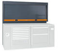 Tool Wall System with Lockable Adjustable Shutter, Perforated Panel, 50-Hook Kit, Fits 2m Workbench - BetaRSC55 C55PS-O