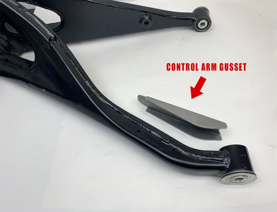 CAN-AM MAVERICK R LOWER CONTROL ARM BEND GUARD WELD-ON GUSSET PAIR CA TECH CA-154