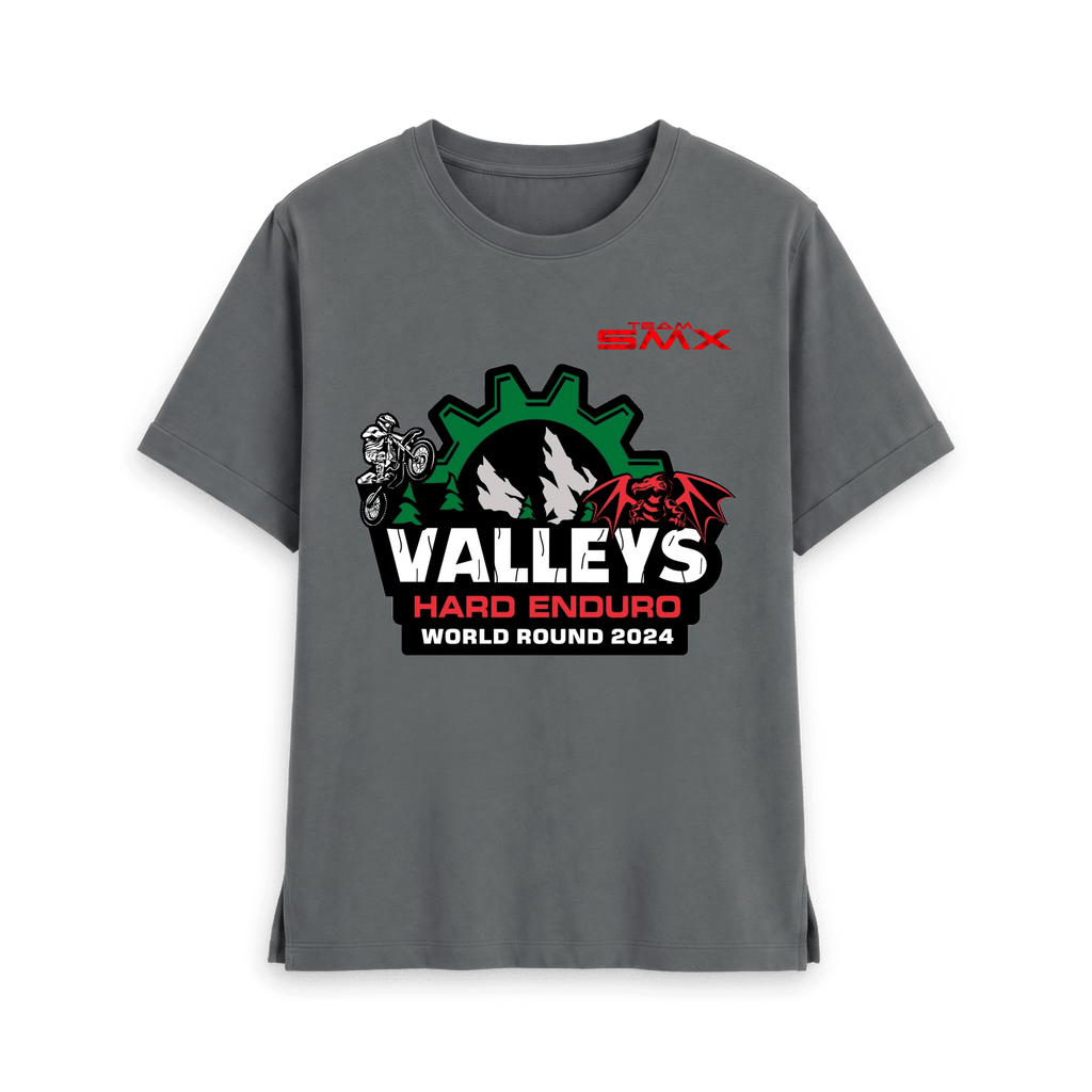Slate Grey Printed T-shirt Front