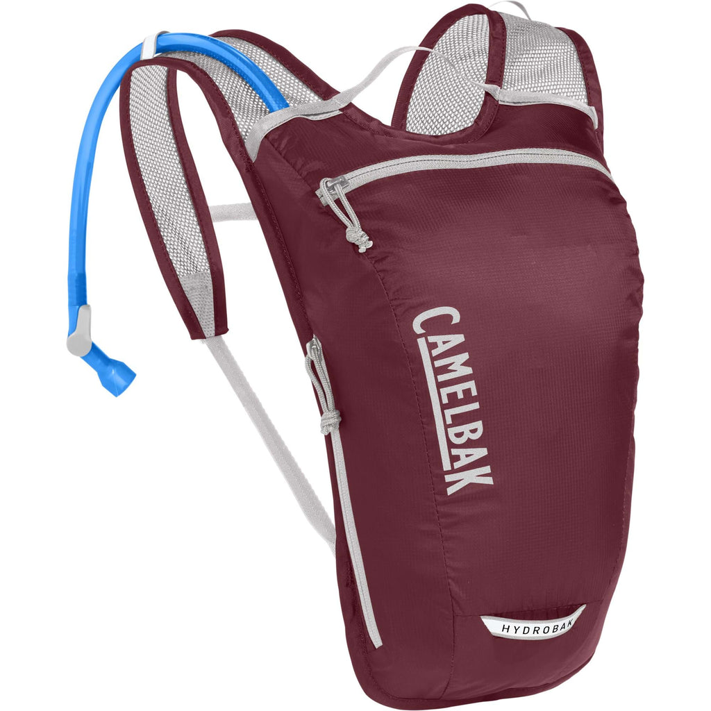CAMELBAK WOMEN'S HYDROBAK LIGHT HYDRATION PACK 2.5L WITH 1.5L RESERVOIR 2021: BURGUNDY/SILVER CBHYDTLW50