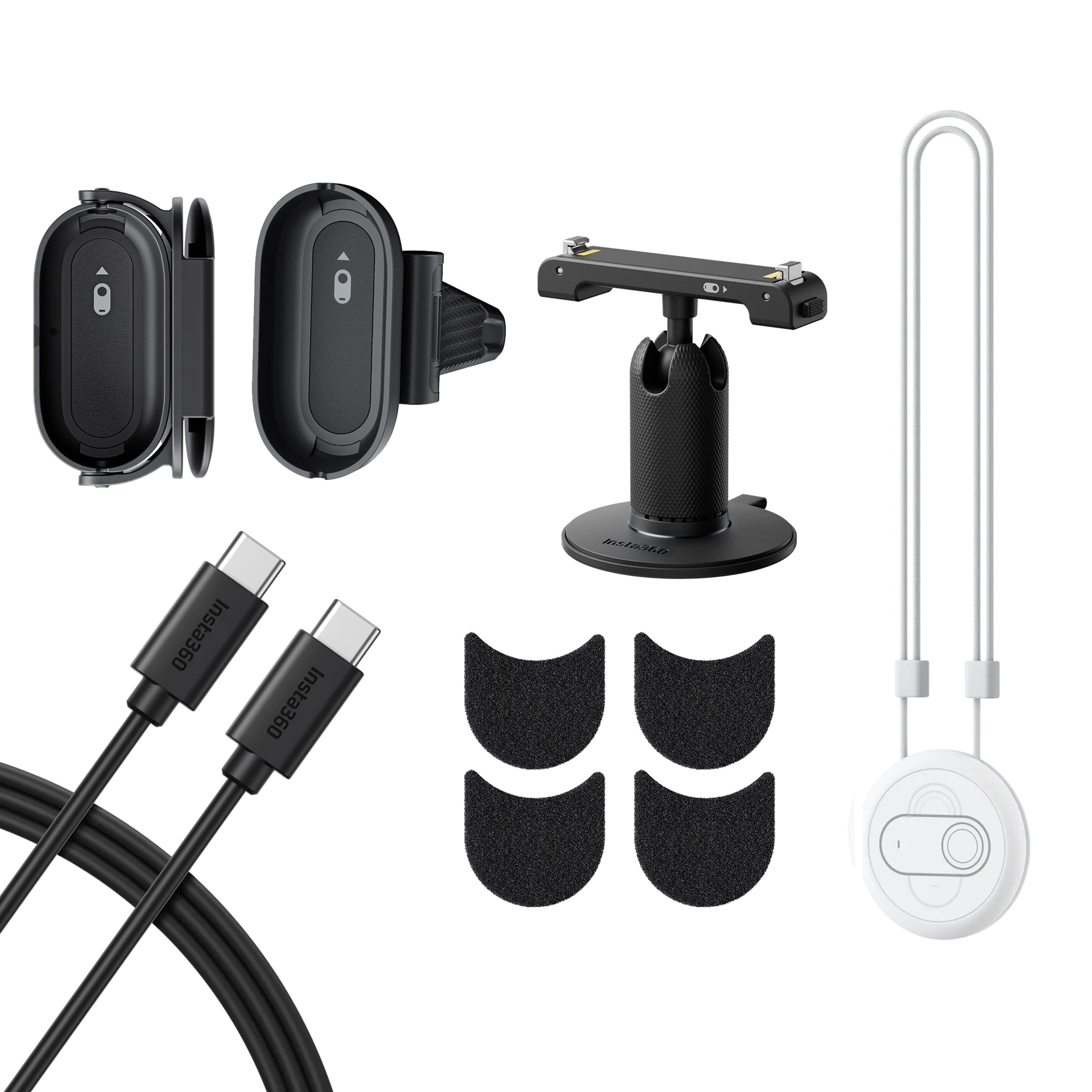 INSTA360 GO 3S 128GB 4K ACTION CAMERA BUNDLE WITH IN-HELMET & POV MOUNTS - CINSAATA